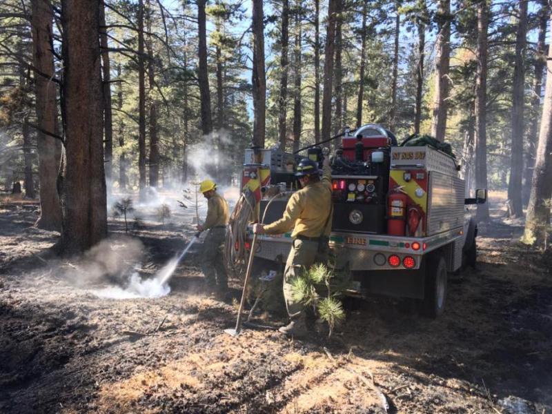 Nevada Division of Foresty prescribed burn before the Oct. 14 fire in Washoe Valley.