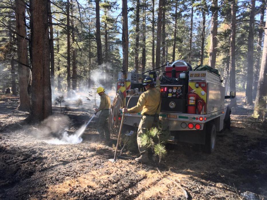 Nevada Division of Foresty prescribed burn before the Oct. 14 fire in Washoe Valley.