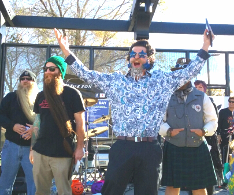 Steven Malekos wins best groomed beard.