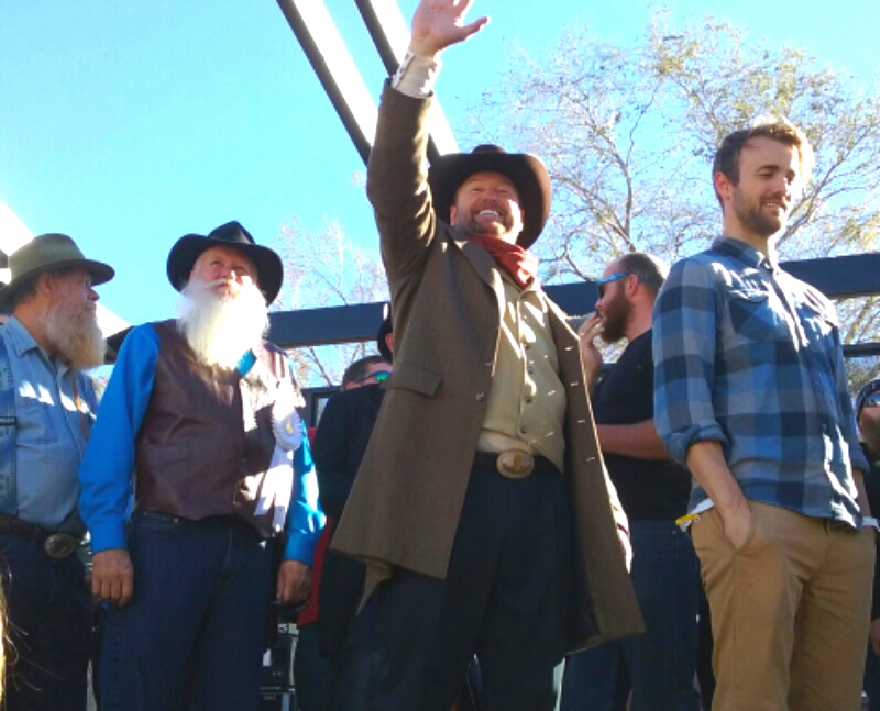 U.S. Sen. Dean Heller accepted Carson City's award for best bearded community.