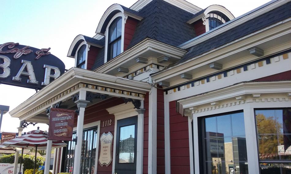 Photo by Brett Fisher. The Abowds originally lived above the restaurant at the corner of Carson and John streets.