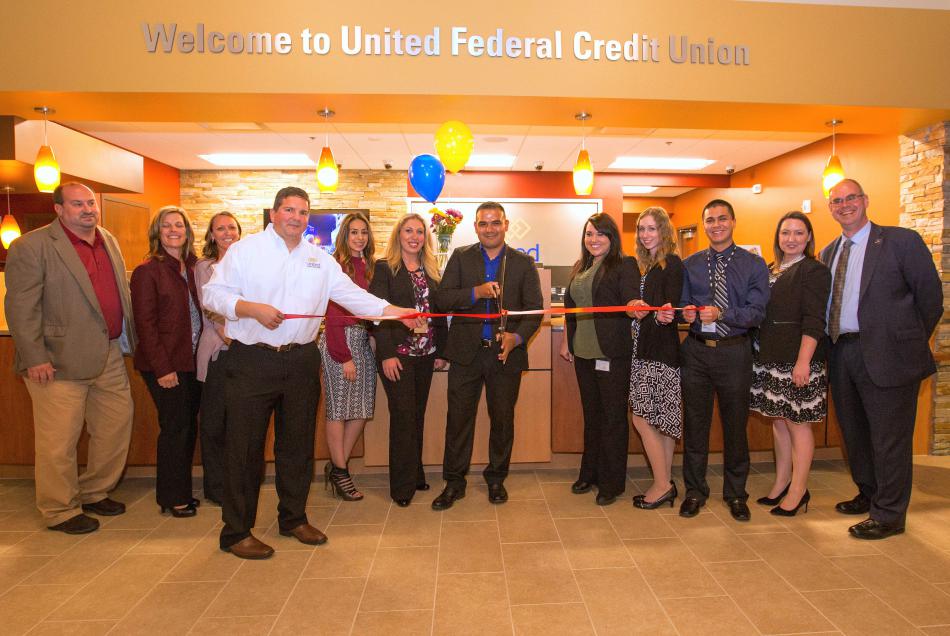 Photo courtesy UFCU. The Nov. 2 ribbon cutting held at 935 Jacks Valley Road.