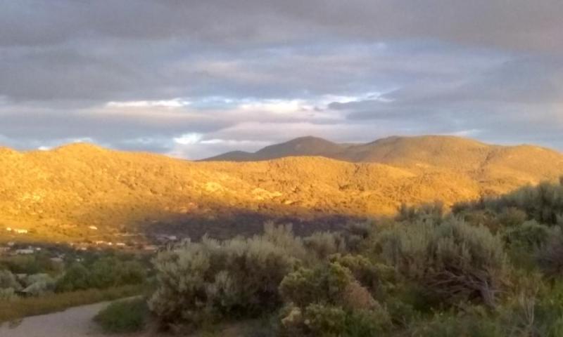 Photo by Brett Fisher. Looking east toward the Pine Nut Range, a popular area for ATVs.