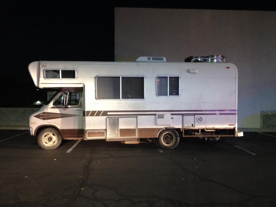 The vehicle the suspects were found at in the Applebee's parking lot.