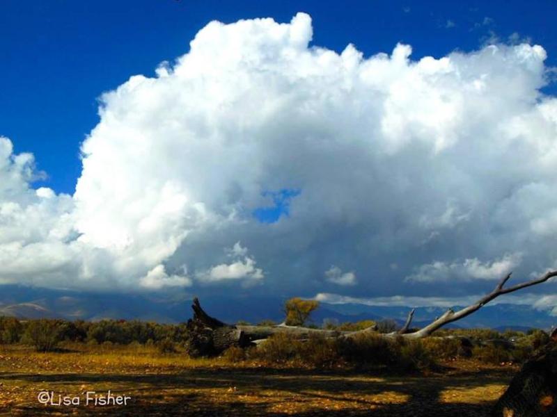 Photo by Lisa Fisher. An approaching storm front looking west from Riverview Park in Carson City.