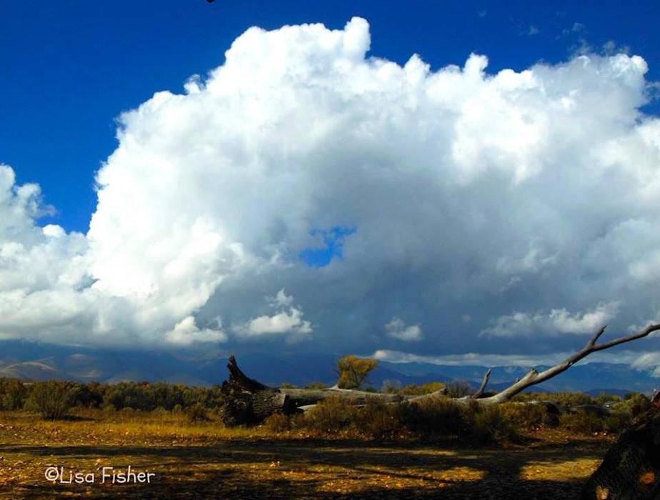 Photo by Lisa Fisher. An approaching storm front looking west from Riverview Park in Carson City.