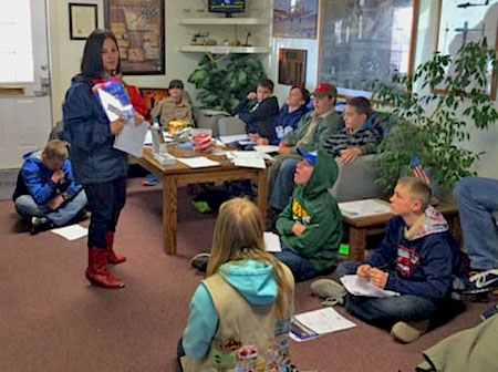 Boy Scouts could earn their Aviation Merit Badges by completing classroom workshops.