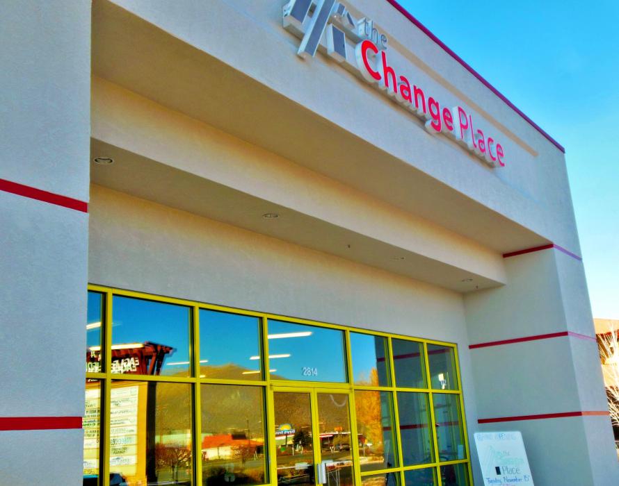 Facade of the Change Place at 2814 N. Carson Street.