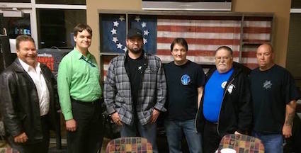 Organizers Eddie Lorton, David Colborne, Maya Keller, Don Alexander, Kevin Howell and Matt Kernodle.