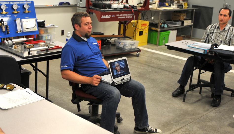 Shafiullah Nasratzada began taking Applied Industrial Technology classes last summer at Western Nevada College.