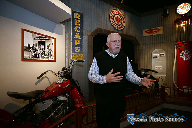 Bob Nylen, curator of history, talks about his 32 years at the Nevada State Museum in Carson City.