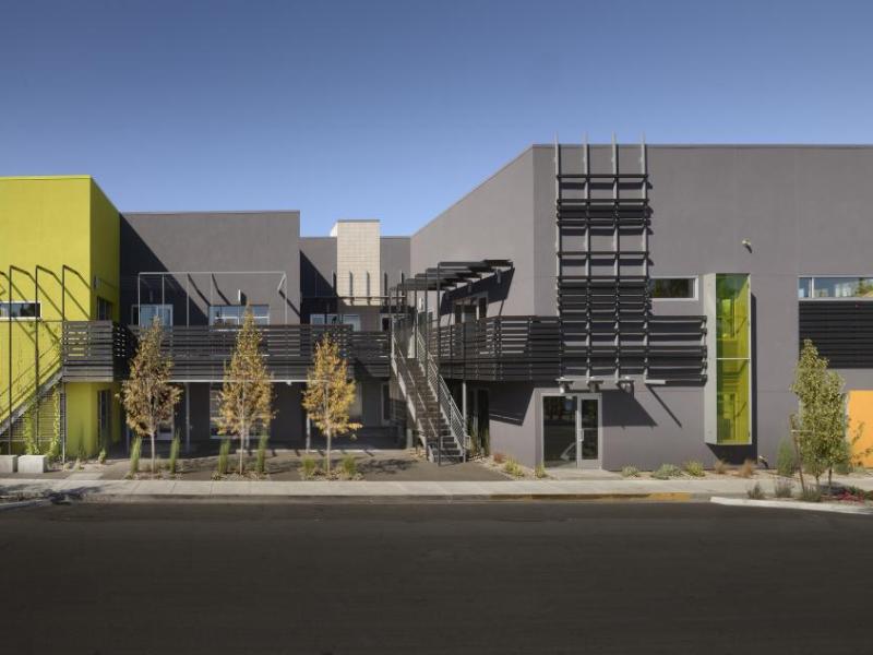 design work on 777 Center in midtown Reno transformed the old Maytan Music store into mixed retail, dining and shopping space.