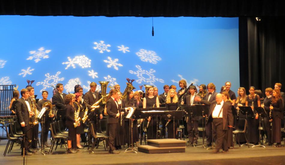Carson High School Winter concert.