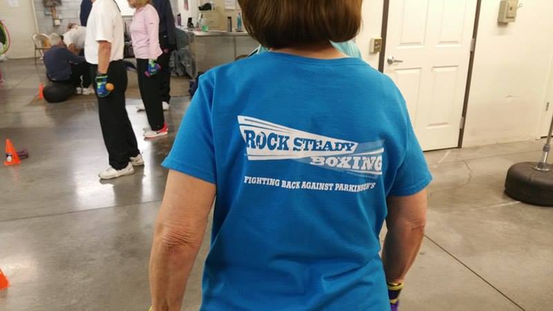 Gloria Navarro at Rock Steady Boxing of Northern Nevada.