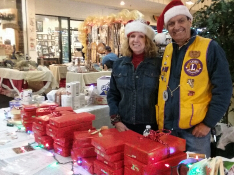 The Carson City Lion's Club selling with its See's Candies fundraiser.