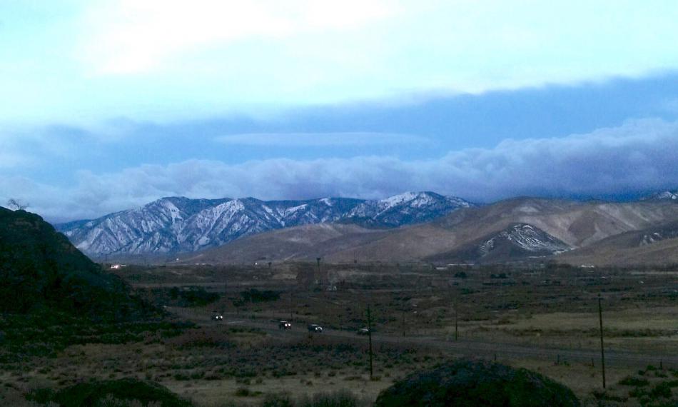 Storm moving into the area. Photo by Brett Fisher