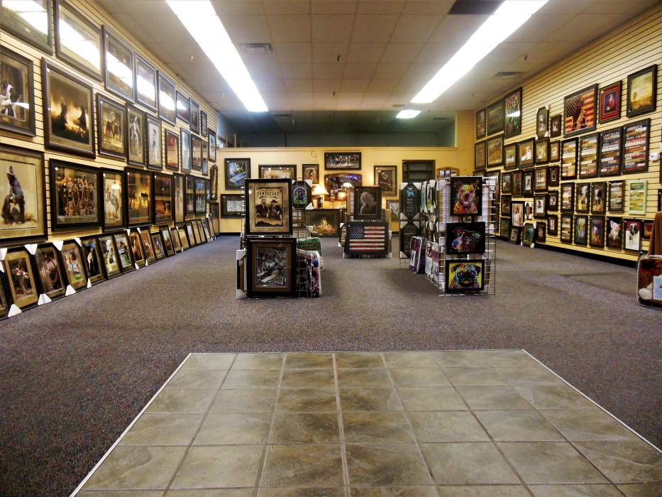 Photos by Brett Fisher. Front entry into the Wild Horse Gallery from Carson Mall.