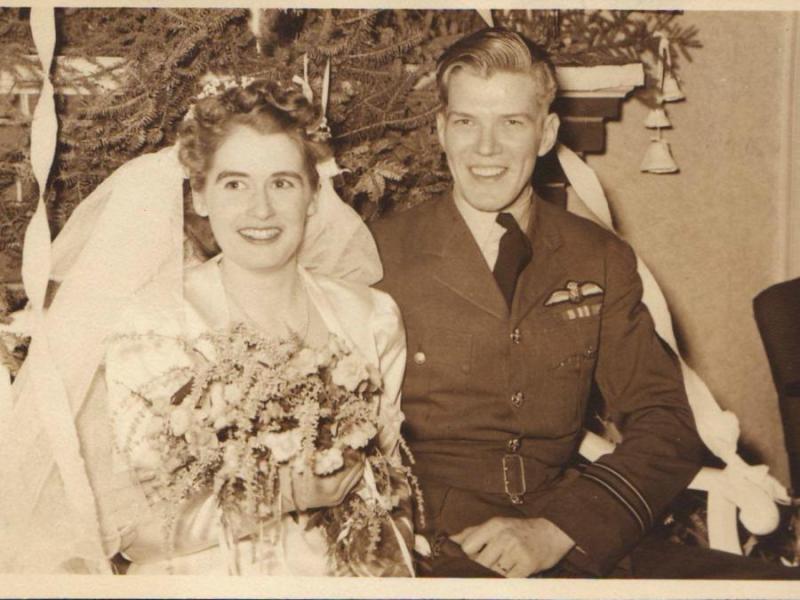 David Lacey and Kay Hoyt were married 71 years ago on January 11th 1946