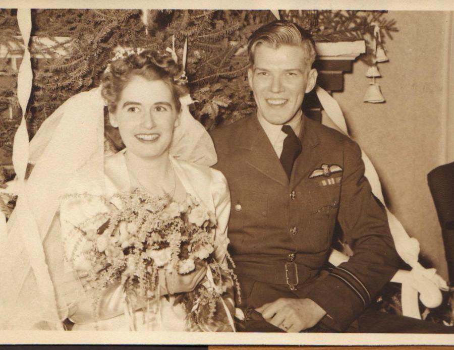 David Lacey and Kay Hoyt were married 71 years ago on January 11th 1946