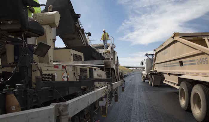 Work continues on the final leg of the Carson City freeway in this file photo from NDOT.