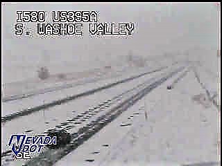 I-580 in Southern Washoe Valley, courtesy NDOT.