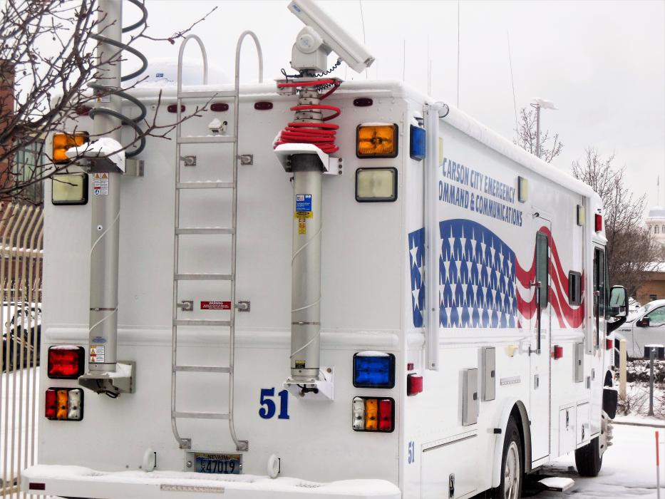 Carson City Mobile Emergency Command Center.