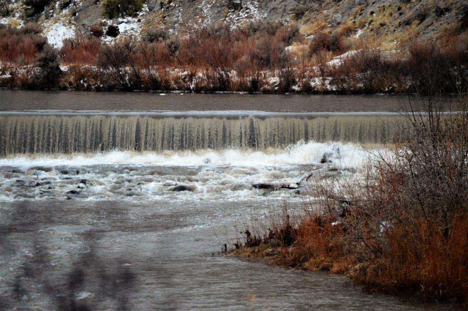 The Mexican Dam on the Carson River off Sierra Vista Lane.