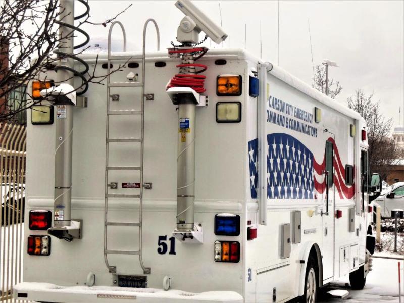 Photo by Brett Fisher. Carson City's Emergency Command and Communications Center.