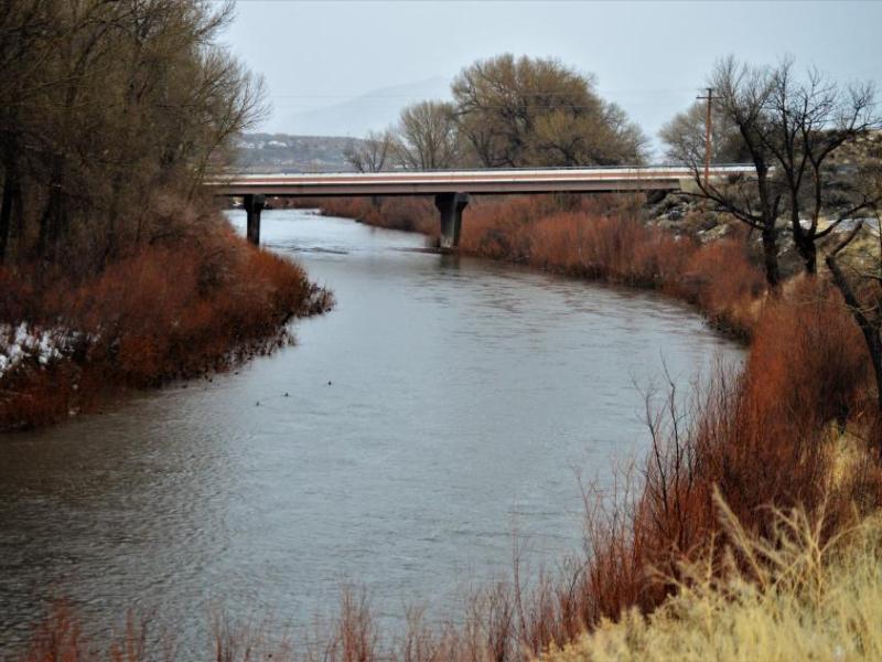 Photo by Brett Fisher. The Carson River from Sierra Vista Lane in Southeast Carson City.