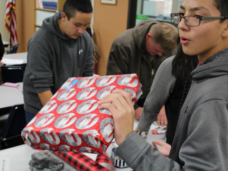 NJROTC leaders went above and beyond to make a difference for Carson City families during the Christmas holidays.