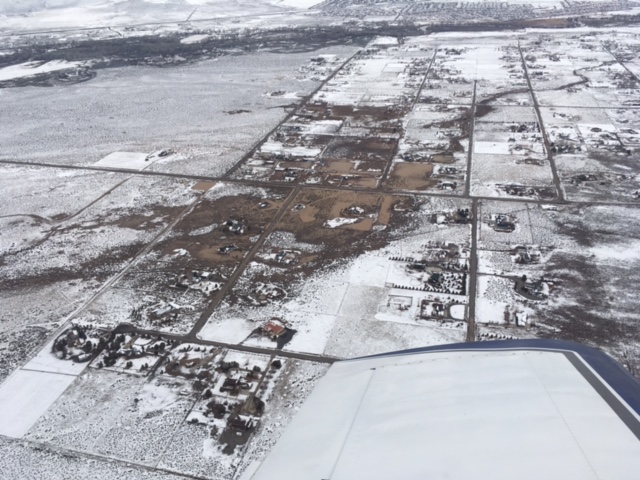 These pictures provided Lyon County show the water in Dayton last week.