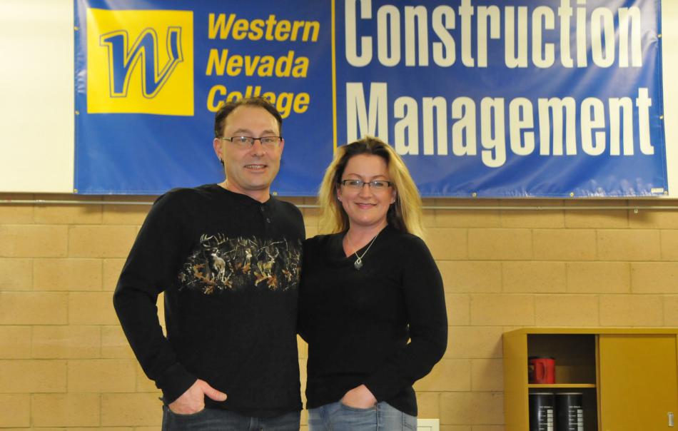 Damon and Jessica Fischer recently passed challenge exams through Western Nevada College.