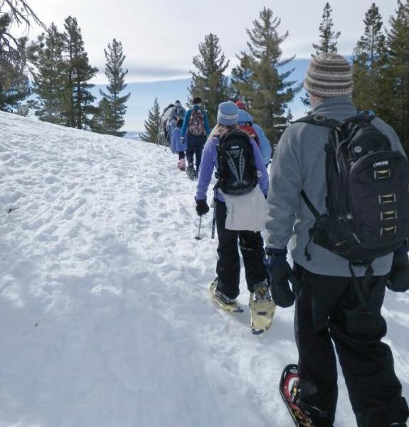 Forest Ranger-led snowshoe walks run Saturdays through March 18.