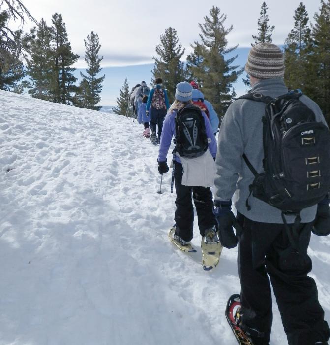 Forest Ranger-led snowshoe walks run Saturdays through March 18.