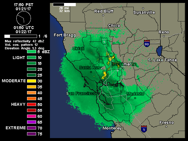 Art courtesy carsonweather.com. The storm has made landfall this evening into Northwestern California.