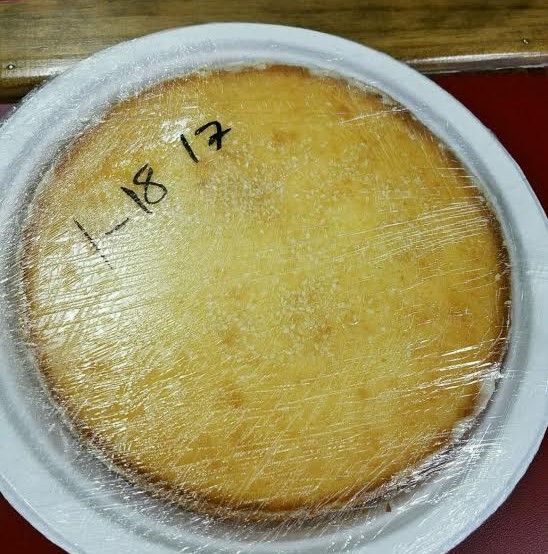 Photo by Lisa Fisher. Salvadoran flan dessert.