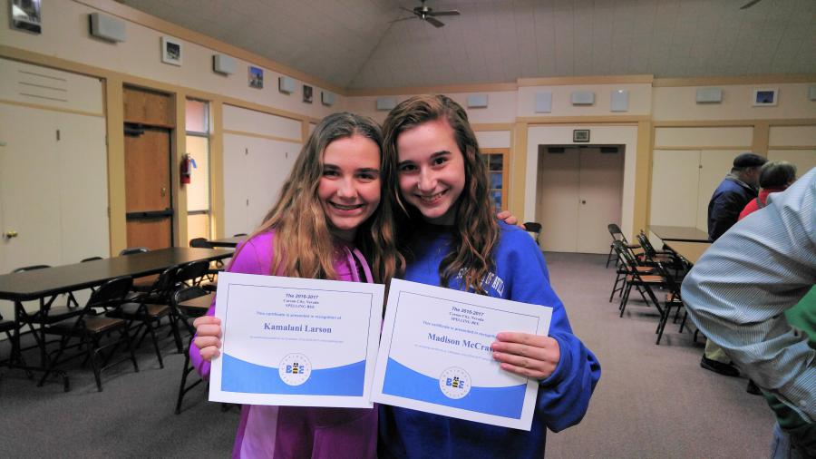 St. Teresa Catholic School Spelling Bee Winners