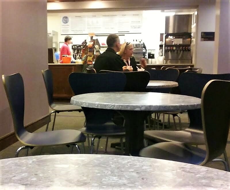 Dining area of the Caucus Deli inside the Nevada Legislature.
