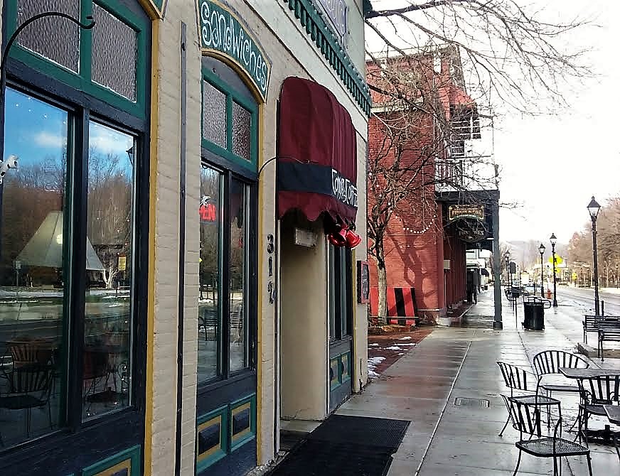 Comma Coffee is situated directly across Carson St. from the Nevada Legislature.