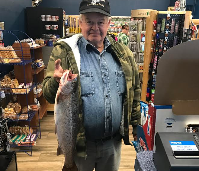 Dick Schramm Of South Lake Tahoe caught this fish at Topaz Lake.