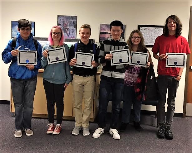 CHIP perfect attendance winners.