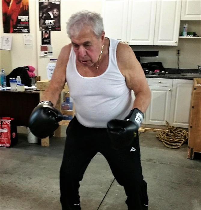 Jules Radow at the Tazmanian Boxing Club in Carson City.