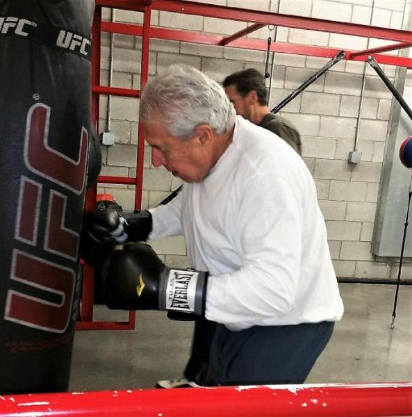 Photos courtesy RSBNN. Jules Radow on the heavy bag.