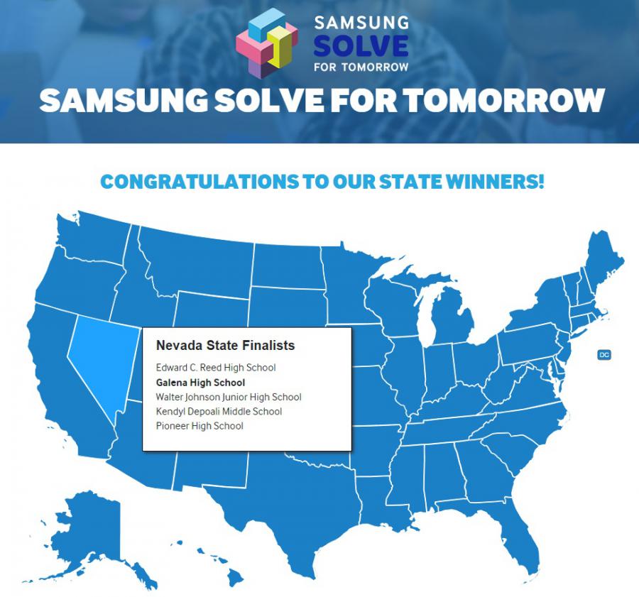 PHS a State Finalist in Samsung Contest