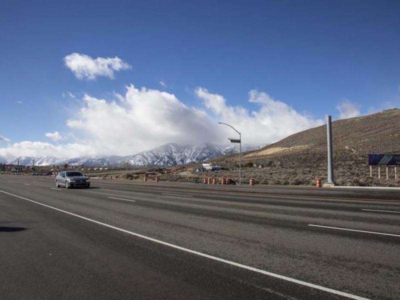 Photo courtesy NDOT. South Carson Street near the Spooner Junction interchange.