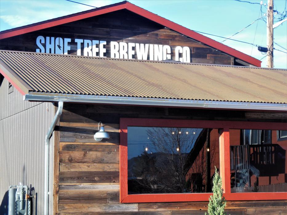 Exterior of the all-new Shoe Tree Brewing Company at the Carson Hot Springs Resort.