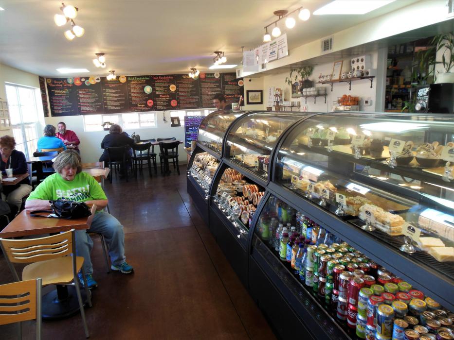 Photos by Brett Fisher. Current dining area inside L.A. Bakery, 200 W. John St.