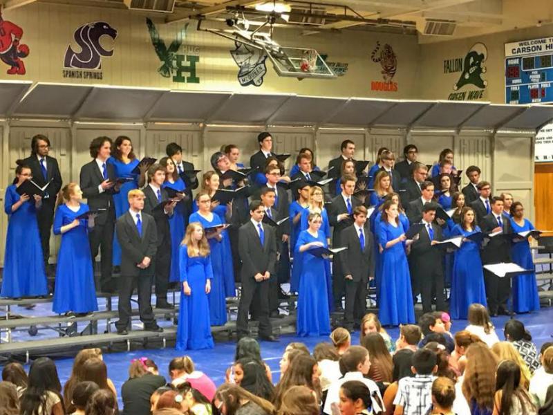 Photos courtesy Dan Davis, CCSD. CHS Choir performs at Choirpalooza.