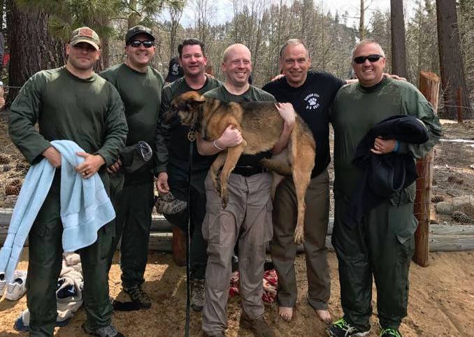 The Carson City Sheriff's Office Polar Plunge Team. Photo courtesy: CCSO