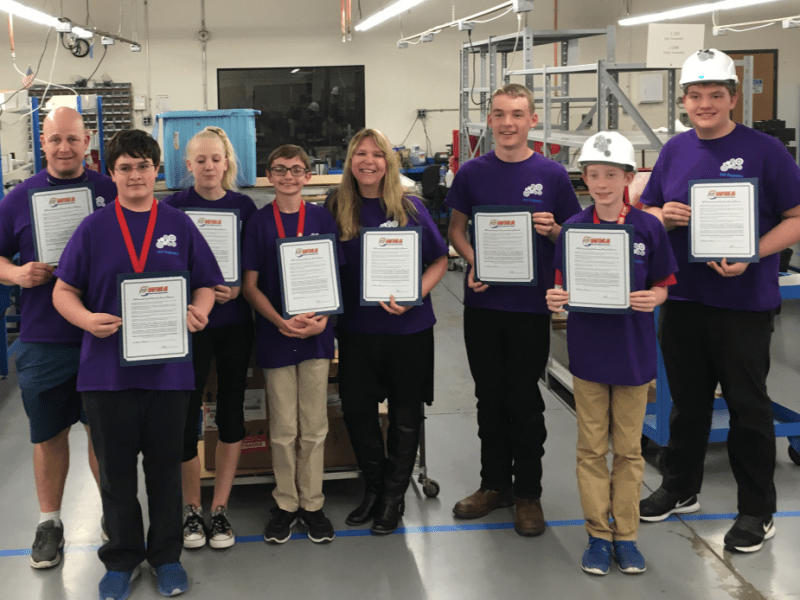 The Eagle Valley Jedi Engineers were recently recognized as junior partners.